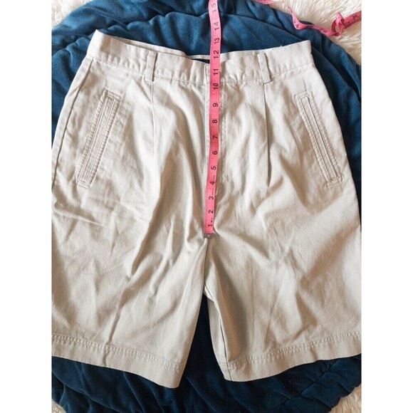 Vintage 80’s 90’s Gap Khaki High Waisted Pleated Shorts size 11/12 - Picture 6 of 6